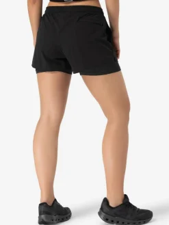 Super.Natural W Double Layer Shorts Black* Shorts|Träning