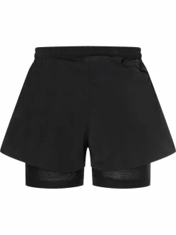 Super.Natural W Double Layer Shorts Black* Shorts|Träning