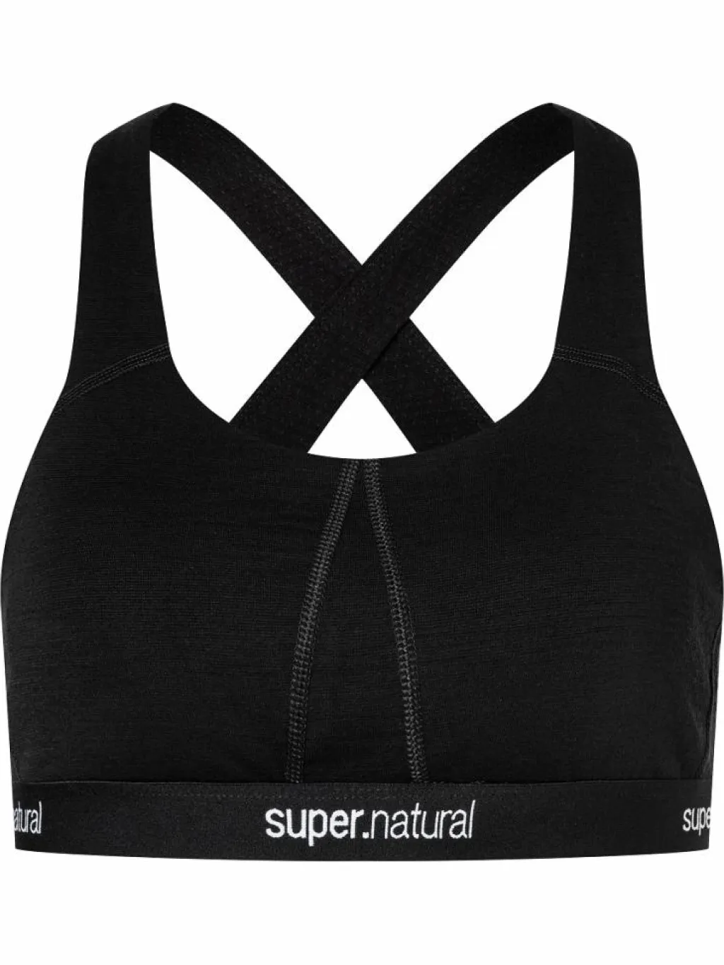 Super.Natural W Feel Good Bra Black* Sport-Bh:Ar|Träning