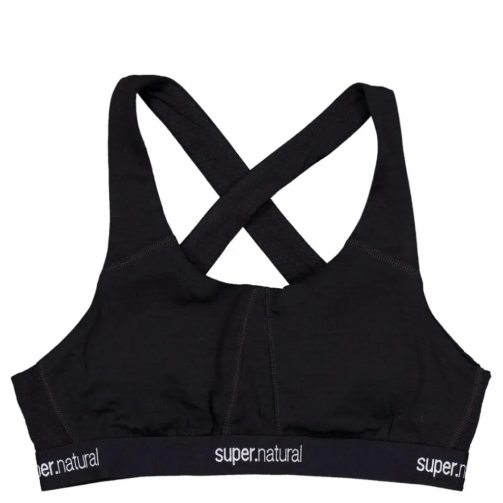 Super.Natural W Feel Good Bra Black* Sport-Bh:Ar|Träning