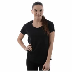 U.WE.AR W Loose Tee Black* T-Shirts|Löpning