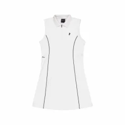 Peak Performance W Pique Dress White* Golf|Kjolar Och Klänningar