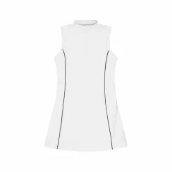 Peak Performance W Pique Dress White* Golf|Kjolar Och Klänningar