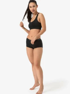 Super.Natural W Rubberribbra Black* Sport-Bh:Ar|Träning