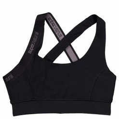 Super.Natural W Rubberribbra Black* Sport-Bh:Ar|Träning