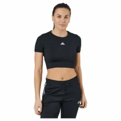 adidas W Sml Fit T Black/white* T-Shirts|Träning