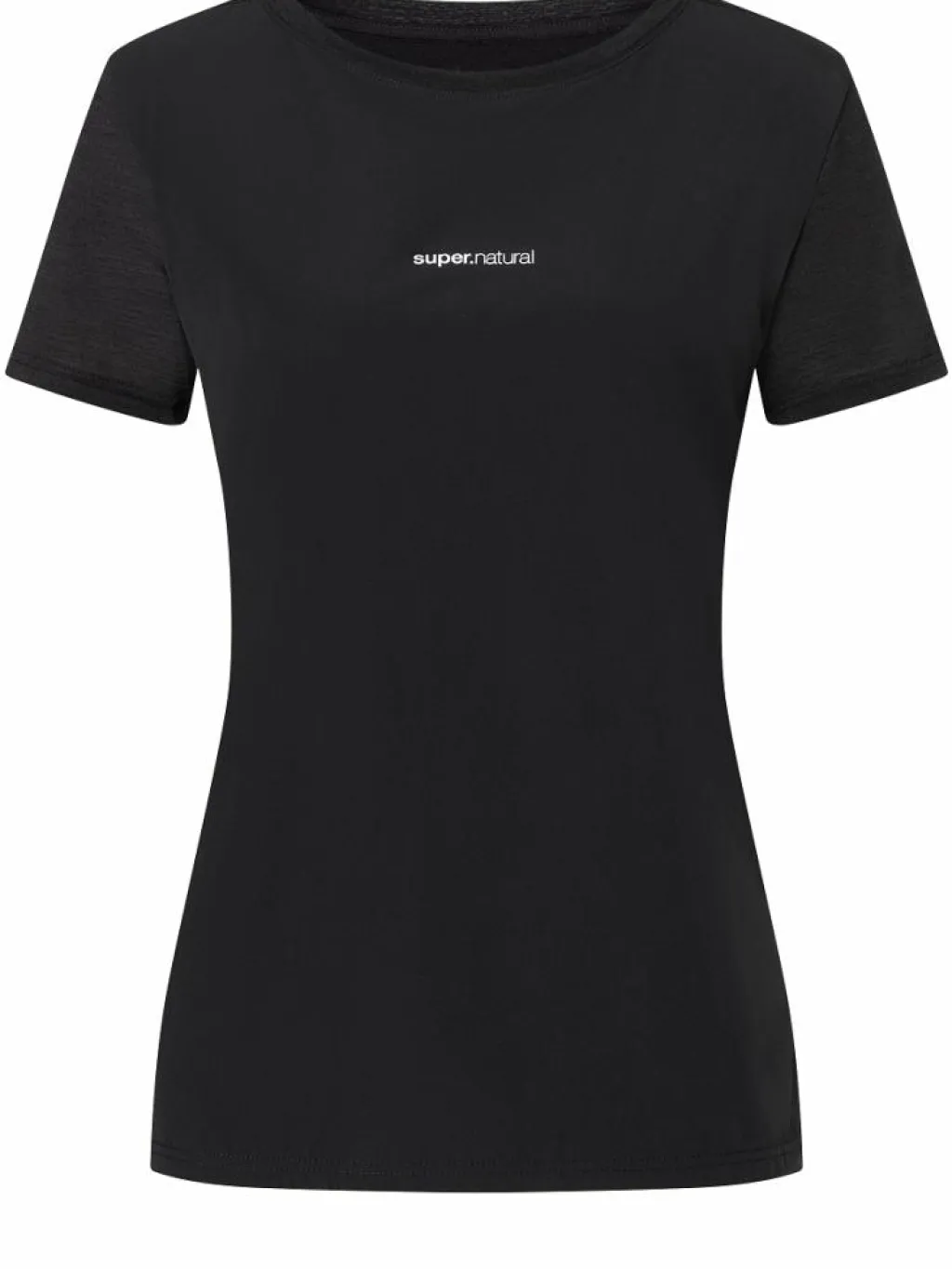 Super.Natural W Windbreaker Tee Black* Yoga|T-Shirts