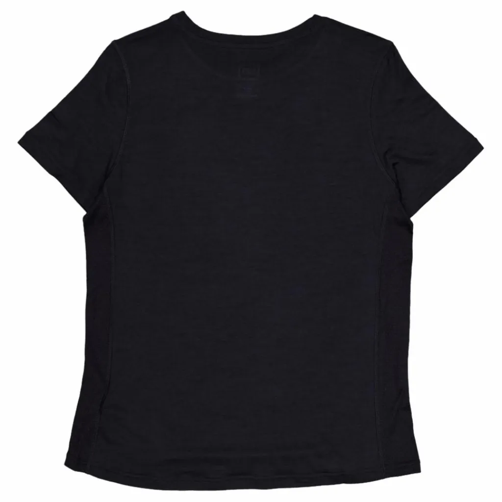 Super.Natural W Windbreaker Tee Black* Yoga|T-Shirts