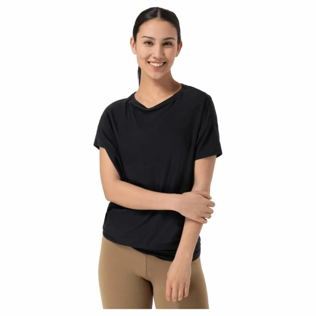 Super.Natural W Yoga Loose Tee Black* Yoga|T-Shirts