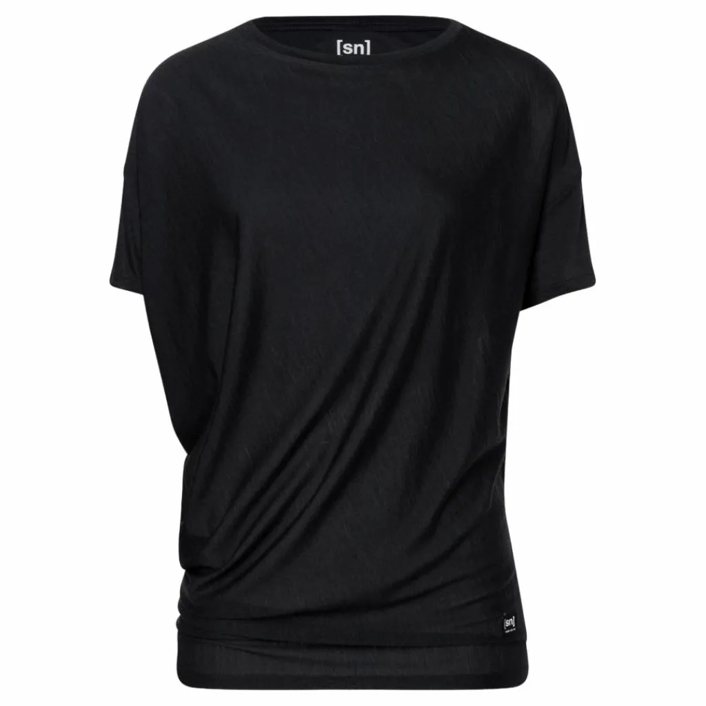 Super.Natural W Yoga Loose Tee Black* Yoga|T-Shirts