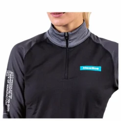 Newline Warm Zip Shirt Black/Grey* Tröjor|Löpning