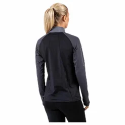 Newline Warm Zip Shirt Black/Grey* Tröjor|Löpning