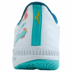 Mizuno Wave Exceed Tour 5 Ac White/turquoise/moroccan Blue* Racketsporter|Träningsskor