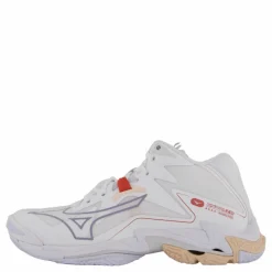 Mizuno Wave Lightning Z8 Mid W White/aleutian/cloud Pink* Inomhussporter|Träningsskor