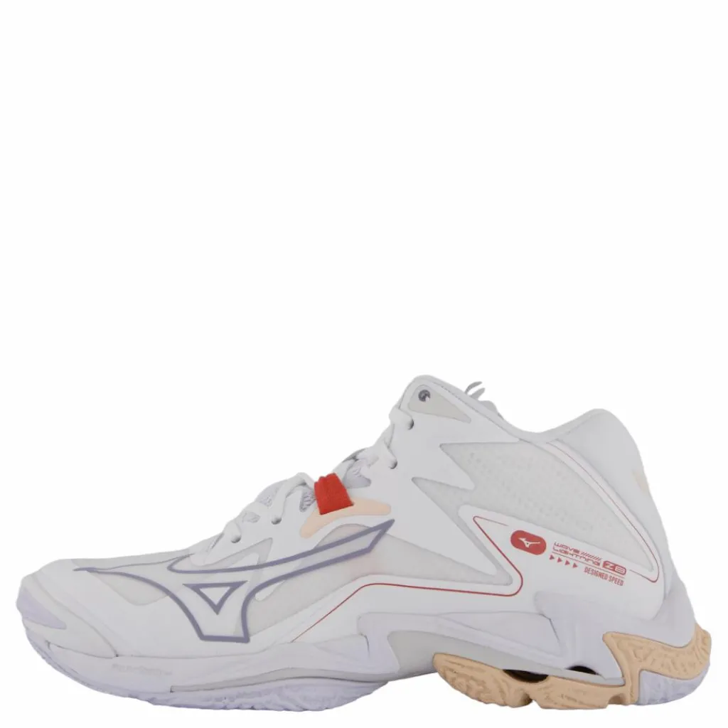 Mizuno Wave Lightning Z8 Mid W White/aleutian/cloud Pink* Inomhussporter|Träningsskor