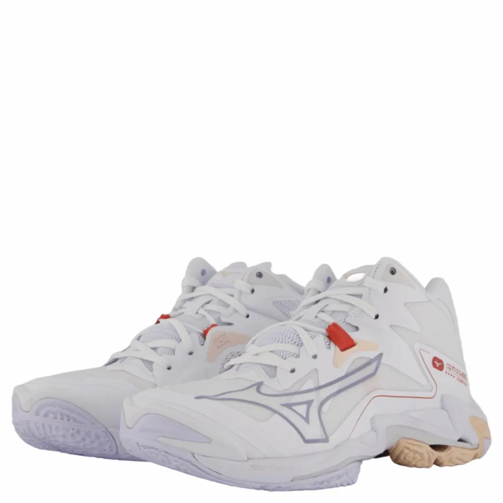 Mizuno Wave Lightning Z8 Mid W White/aleutian/cloud Pink* Inomhussporter|Träningsskor
