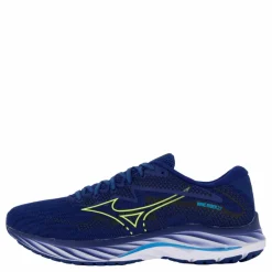 Mizuno Wave Rider 27 Navy Peony/sharp Green/swim Ca* Löparskor|Löpning