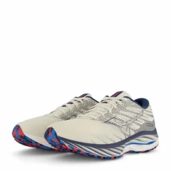 Mizuno Wave Rider 26 Snow White/silver/ibiza Blue* Löparskor|Löpning