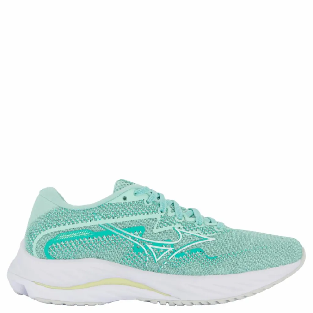 Mizuno Wave Rider 27 W Eggshell Blue/white/anise Flow* Löparskor|Löpning