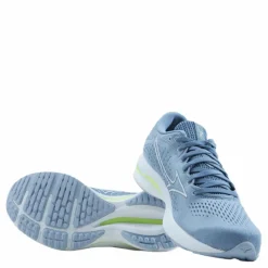 Mizuno Wave Rider 25 W Heather/white/neo Lime* Löpning|Löparskor