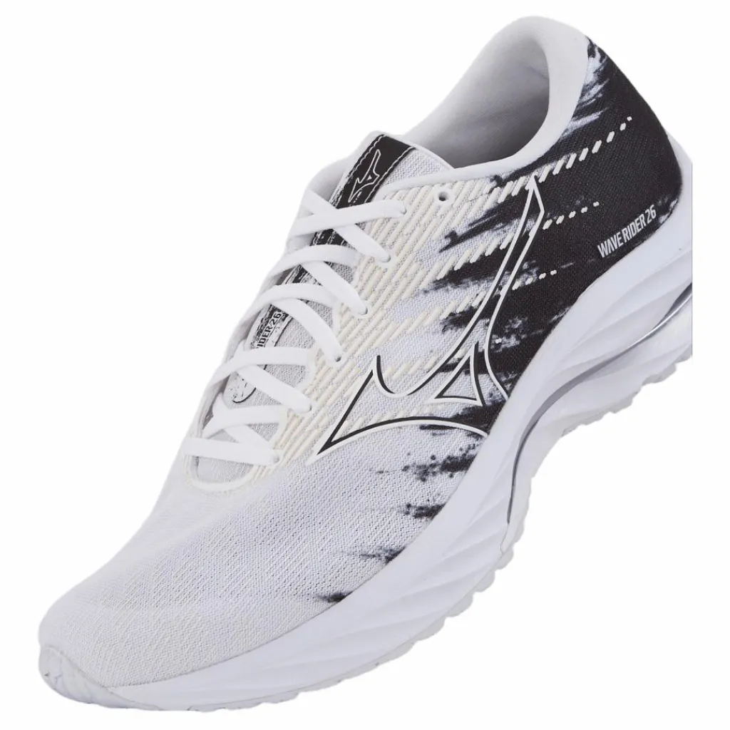 Mizuno Wave Rider 26 White/white/black* Löpning|Löparskor
