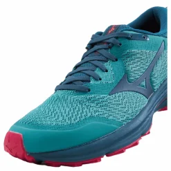 Mizuno Wave Rider Tt W Lagoon/moroccan Blue/pink Peac* Löpning|Löparskor