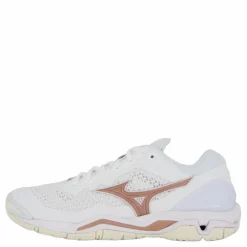 Mizuno Wave Stealth V W White/rose/snow White* Inomhussporter|Träningsskor