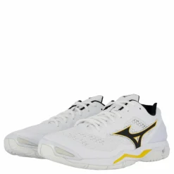 Mizuno Wave Stealth V White/black/lemon Chrome* Inomhussporter