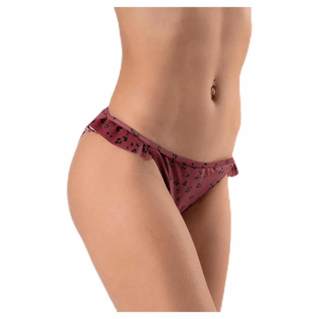 Waikani Beachwear Wikolia Frill Brief Patterned/Red* Simning|Badkläder