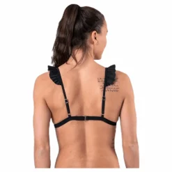 Waikani Beachwear Wikolia Frill Top Black* Simning|Badkläder