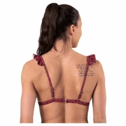 Waikani Beachwear Wikolia Frill Top Patterned/Red* Simning|Badkläder