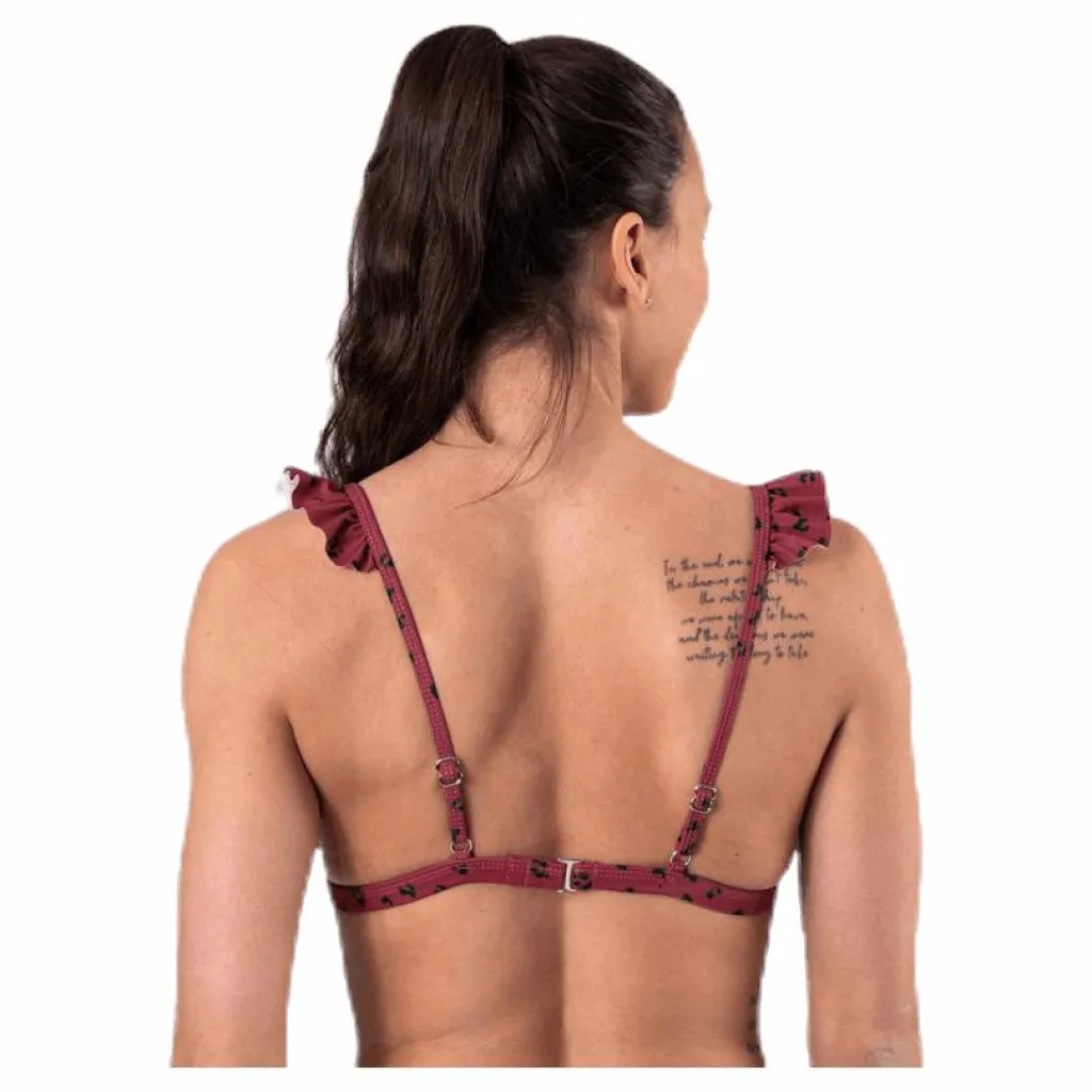 Waikani Beachwear Wikolia Frill Top Patterned/Red* Simning|Badkläder