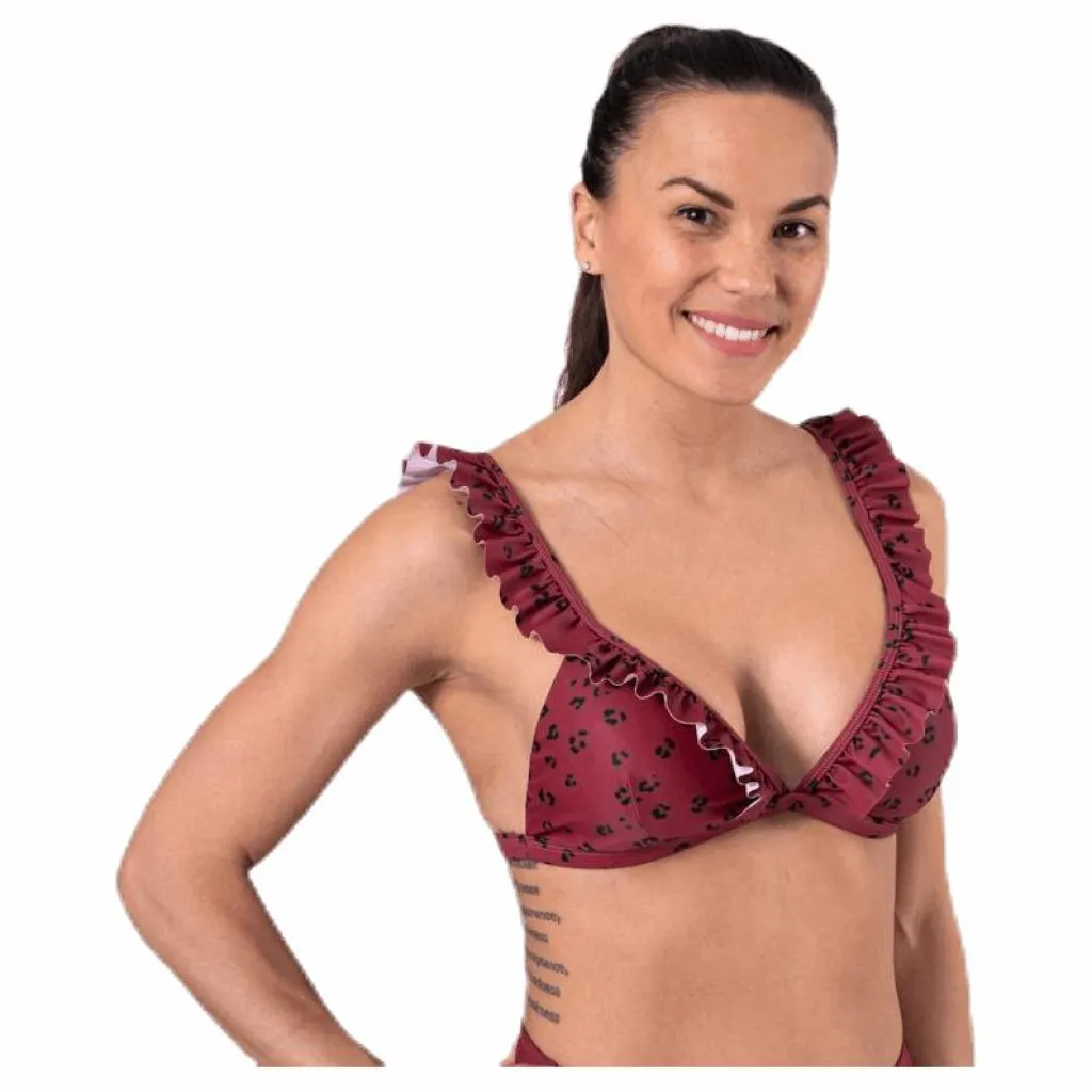 Waikani Beachwear Wikolia Frill Top Patterned/Red* Simning|Badkläder