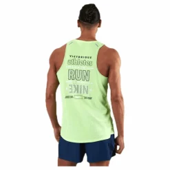Nike Wild Run Rise 365 Tank Green/Yellow* Linnen|Löpning