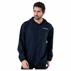 Tommy Hilfiger Sport Windbreaker Logo Blue* Jackor|Träning