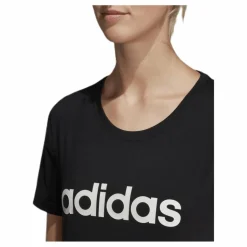 adidas Women D2M Logo T-Shirt Black / Grey Six* Träning|T-Shirts