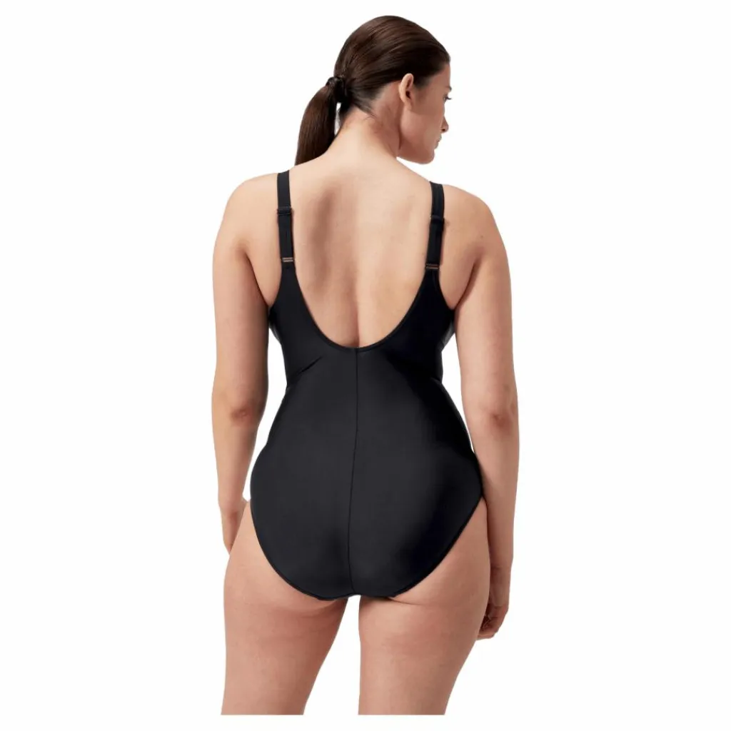 Speedo Womens Shaping Cross Knot 1 Pi Black* Simning|Badkläder