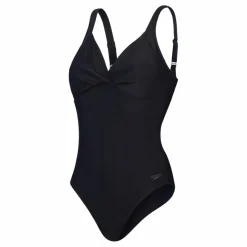 Speedo Womens Shaping Cross Knot 1 Pi Black* Simning|Badkläder