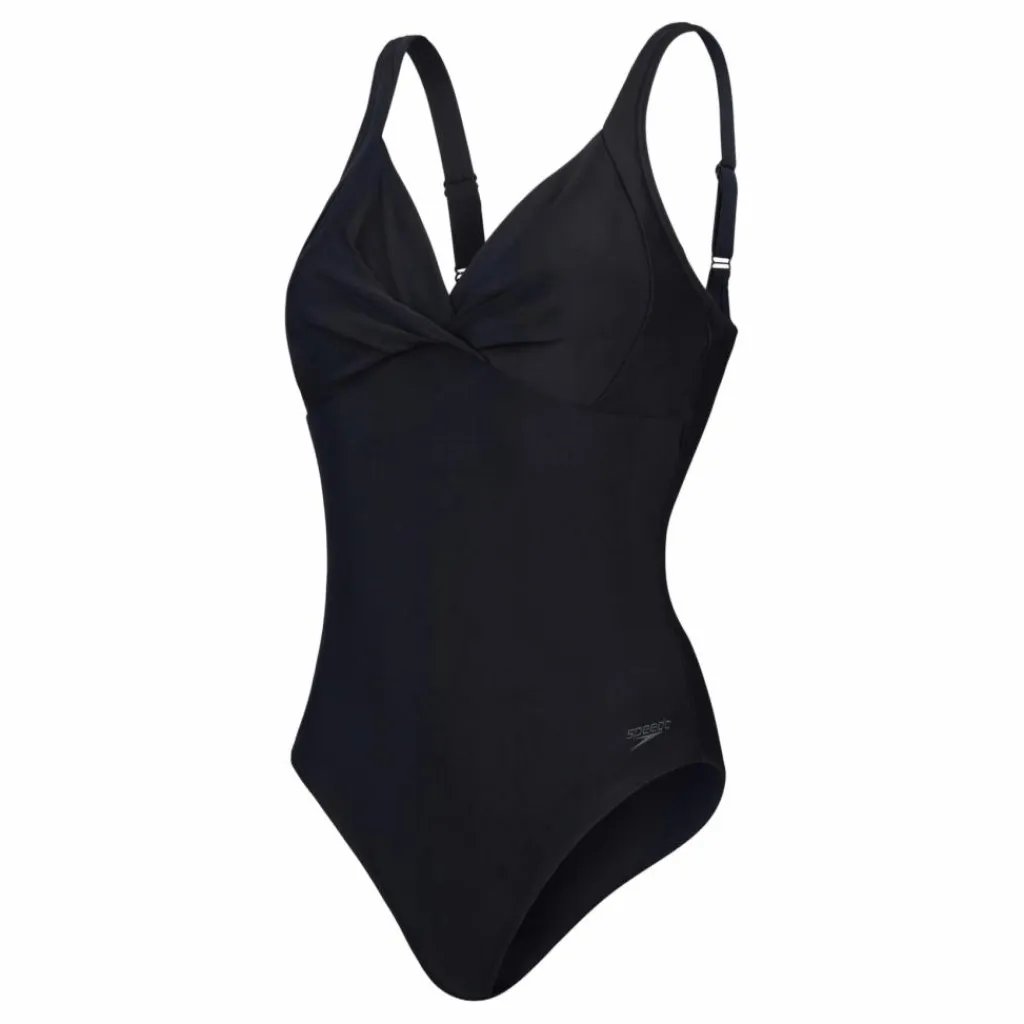 Speedo Womens Shaping Cross Knot 1 Pi Black* Simning|Badkläder