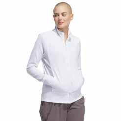 adidas Women's Ultimate365 Textured Jacket White* Golf|Jackor