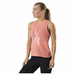 Reebok Wor Sup Bl Tank Pink* Träning|T-Shirts