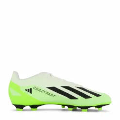 adidas X Crazyfast.4 Flexible Ground Boots Cloud White / Core Black / Lucid Lemon* Fotboll|Fotbollsskor
