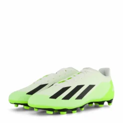 adidas X Crazyfast.4 Flexible Ground Boots Cloud White / Core Black / Lucid Lemon* Fotboll|Fotbollsskor