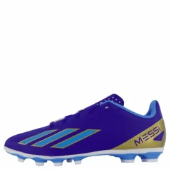 adidas X Crazyfast Messi Club Flexible Ground Boots Blue*Barn Fotboll|Fotbollsskor