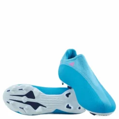 adidas X Speedflow.3 Laceless Firm Ground Boots Sky Rush / Team Shock Pink / Cloud White*Barn Fotboll|Fotbollsskor