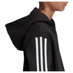 adidas Yb Mh 3S Fz Black / White*Barn Tröjor|Träning