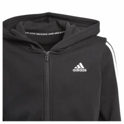 adidas Yb Mh 3S Fz Black / White*Barn Tröjor|Träning