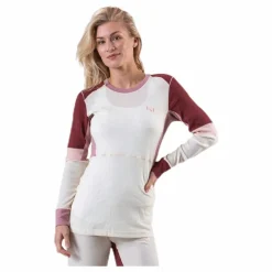 Kari Traa Yndling Long Sleeve Shirt White/Red* Alpint|Underställ