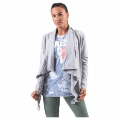 Nike Yoga Collection Cover Up Grey* Yoga|Tröjor