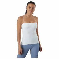 Nike Yoga Luxe Eyelet Tank Top White* Yoga|Linnen